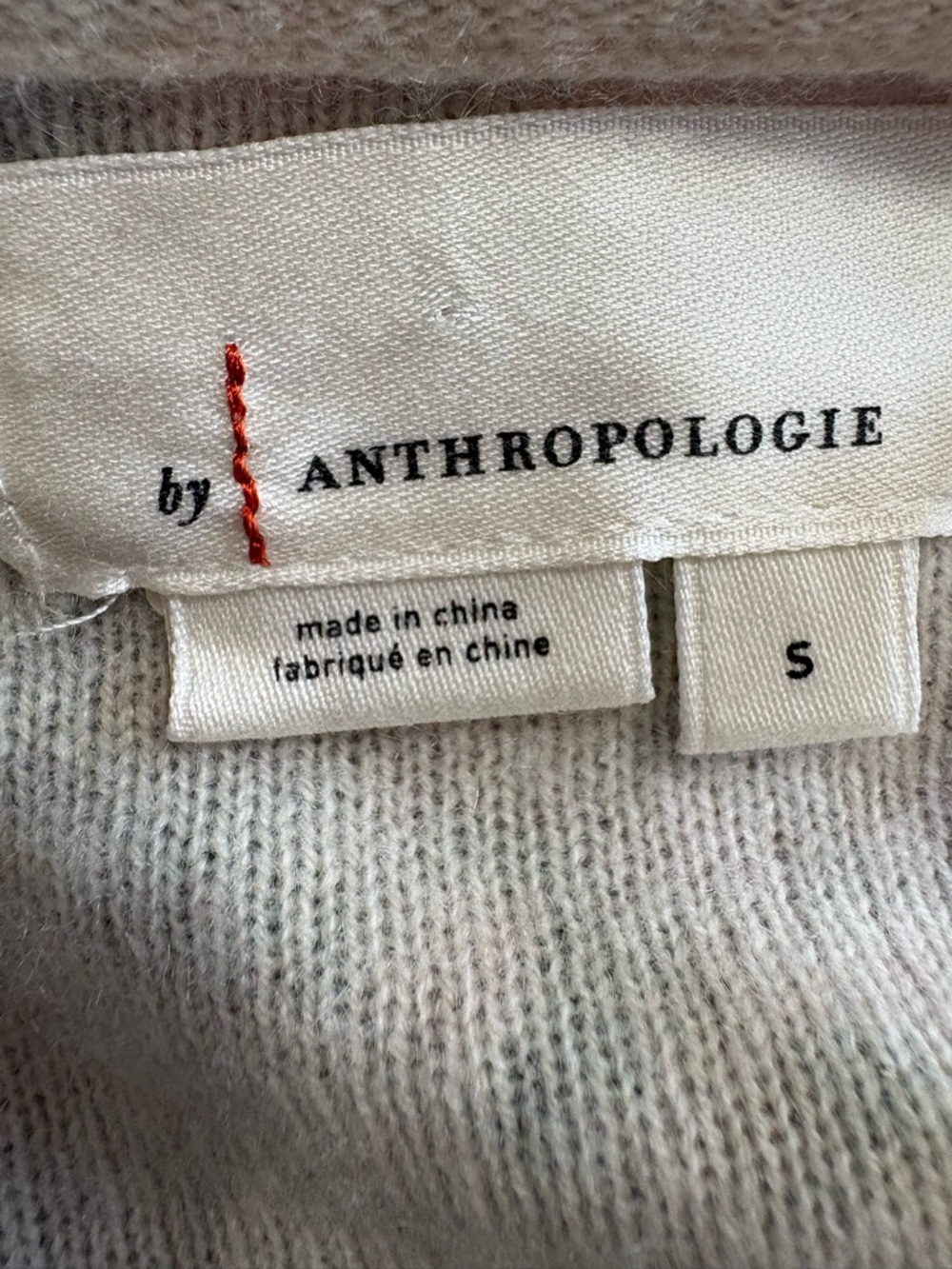 Anthropologie Multicolor Watercolor 100% Cashmere Crewneck Sweater - Picture 5 of 9